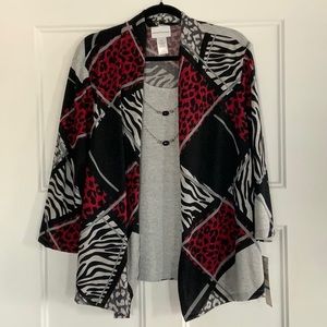 Alfred Dunner Carditop Sz XL
